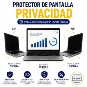 Protector de privacidad para pantallas de laptop